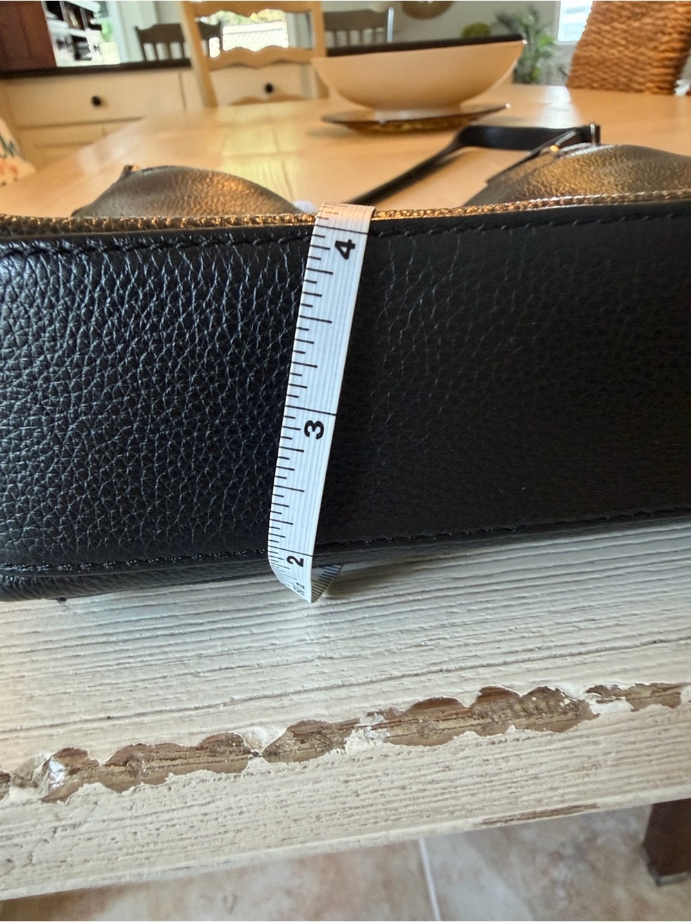 Brighton Black Leather Studded Crossbody Bag with Heart Charm - Picture 8 of 9